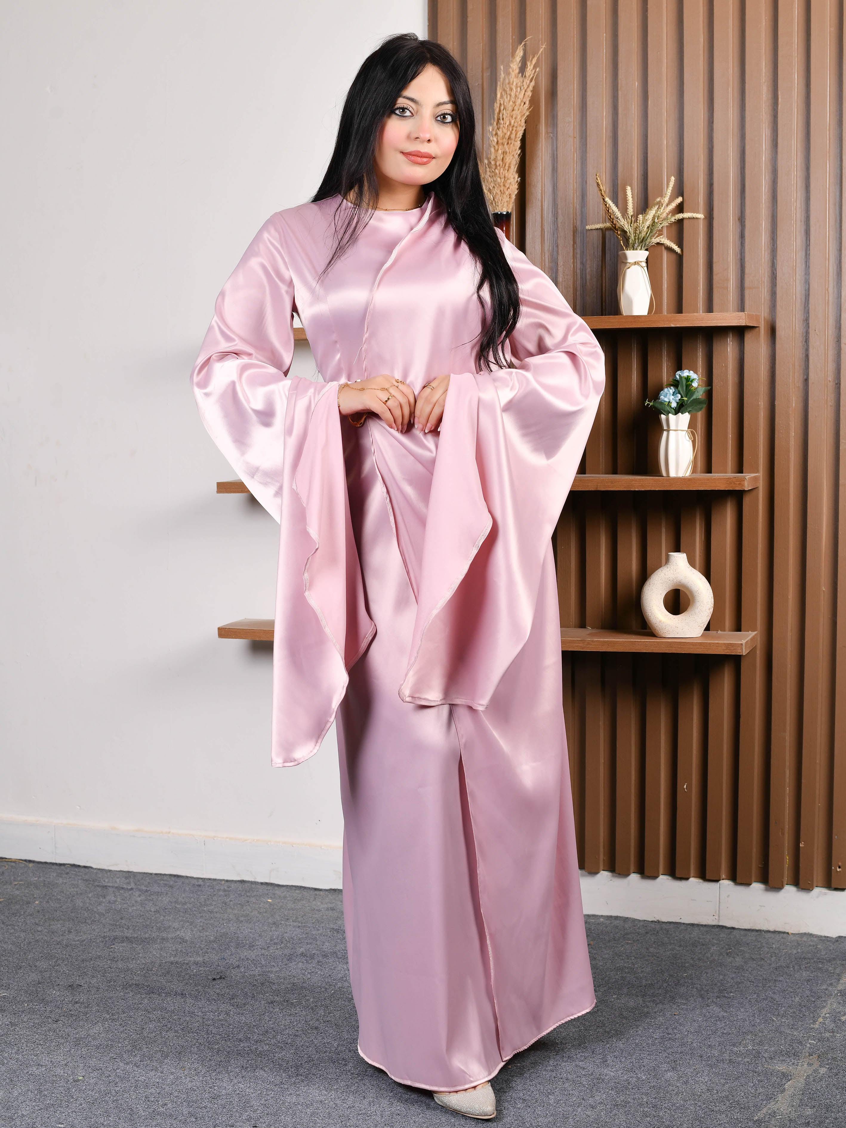 Elegant Butterfly Dress-Cashmere color