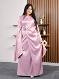 Elegant Butterfly Dress-Cashmere color