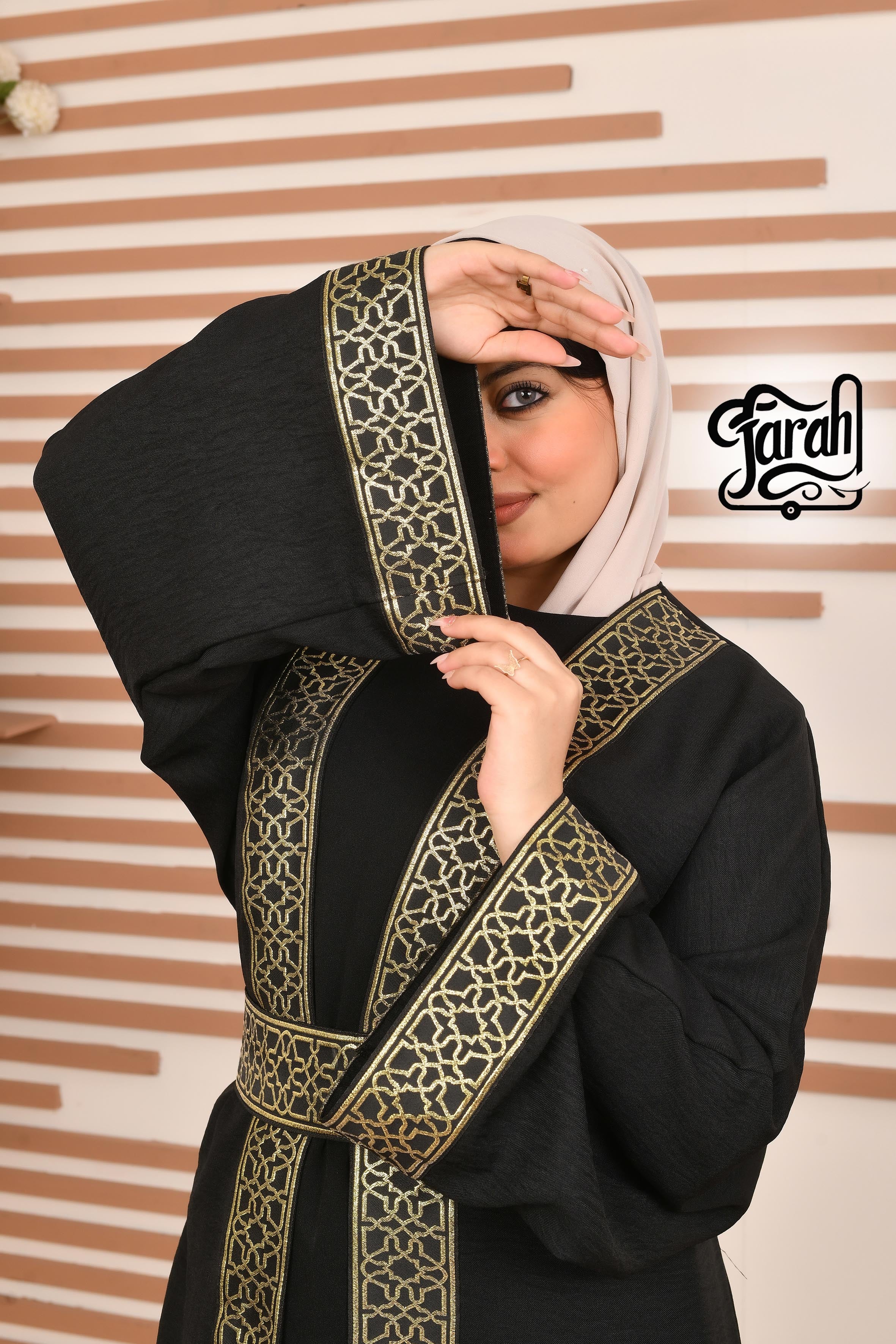 Ramadan Kaftan Long Sleeve- Black color