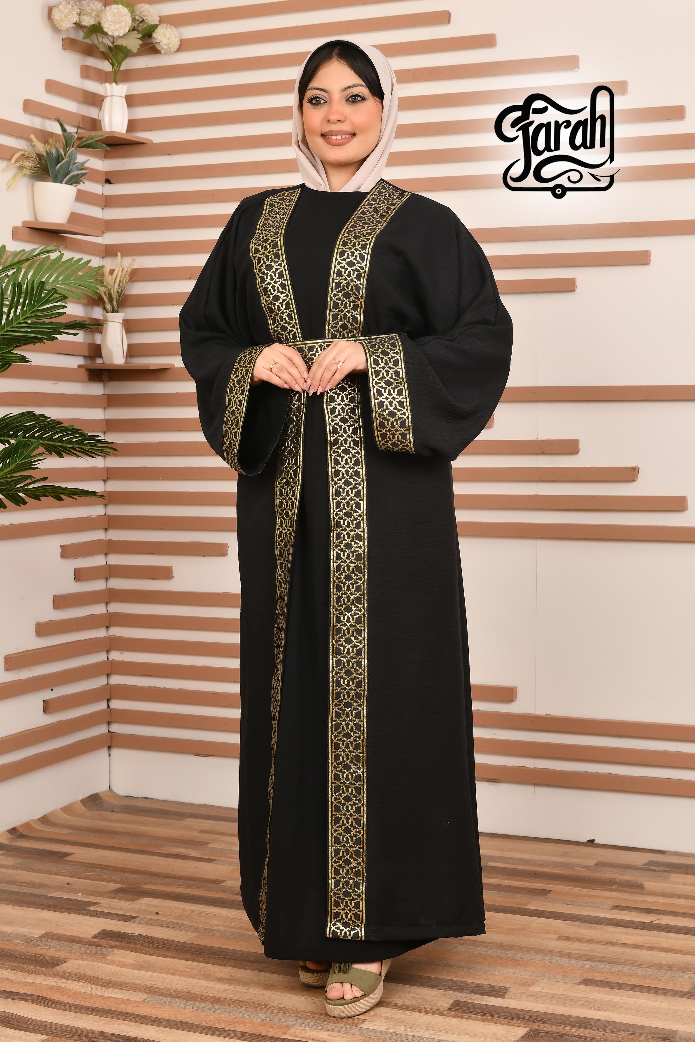 Ramadan Kaftan Long Sleeve- Black color