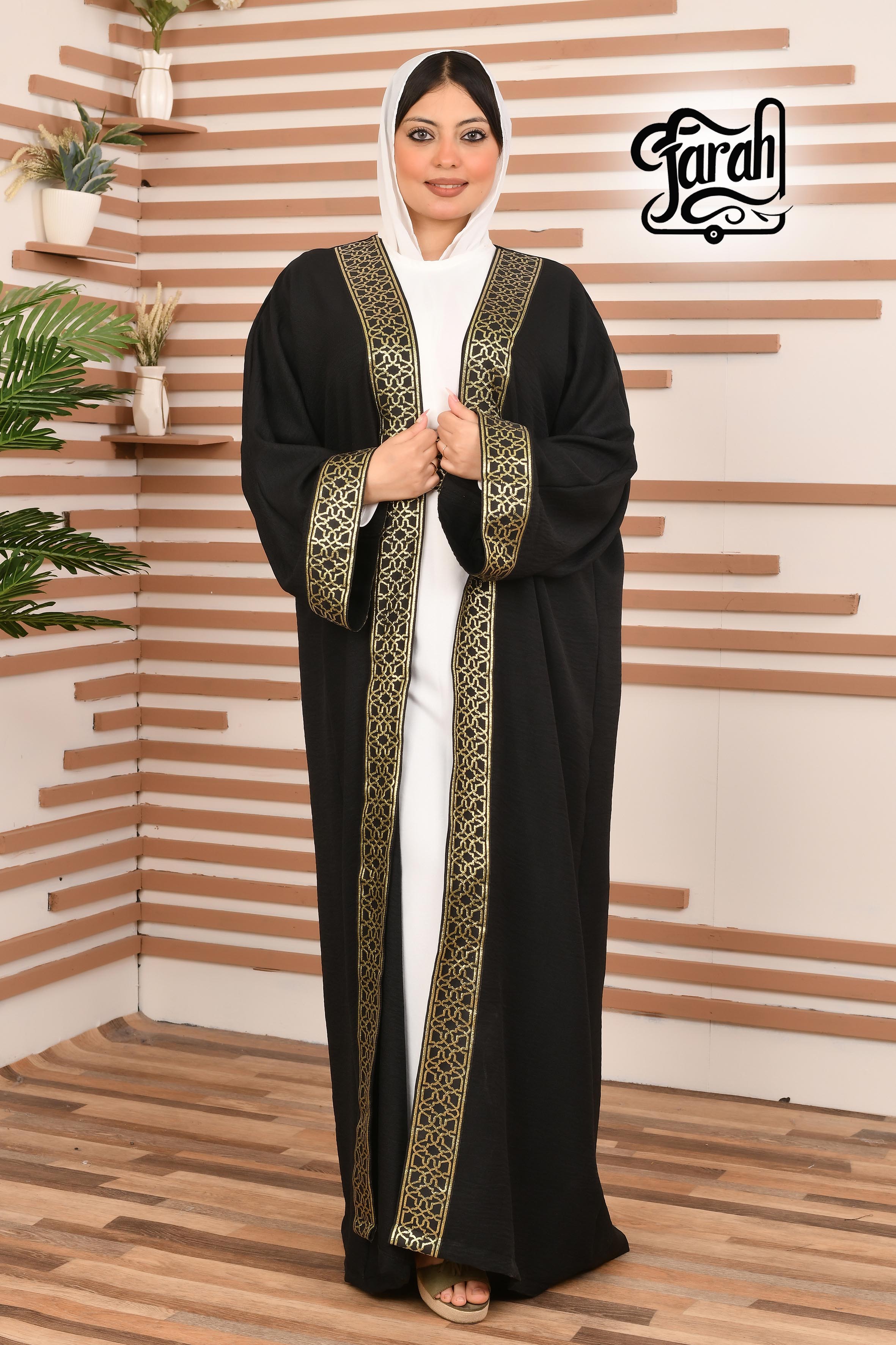 Ramadan Kaftan Long Sleeve- Black color