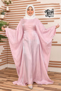 Abaya Farsha- Pink color
