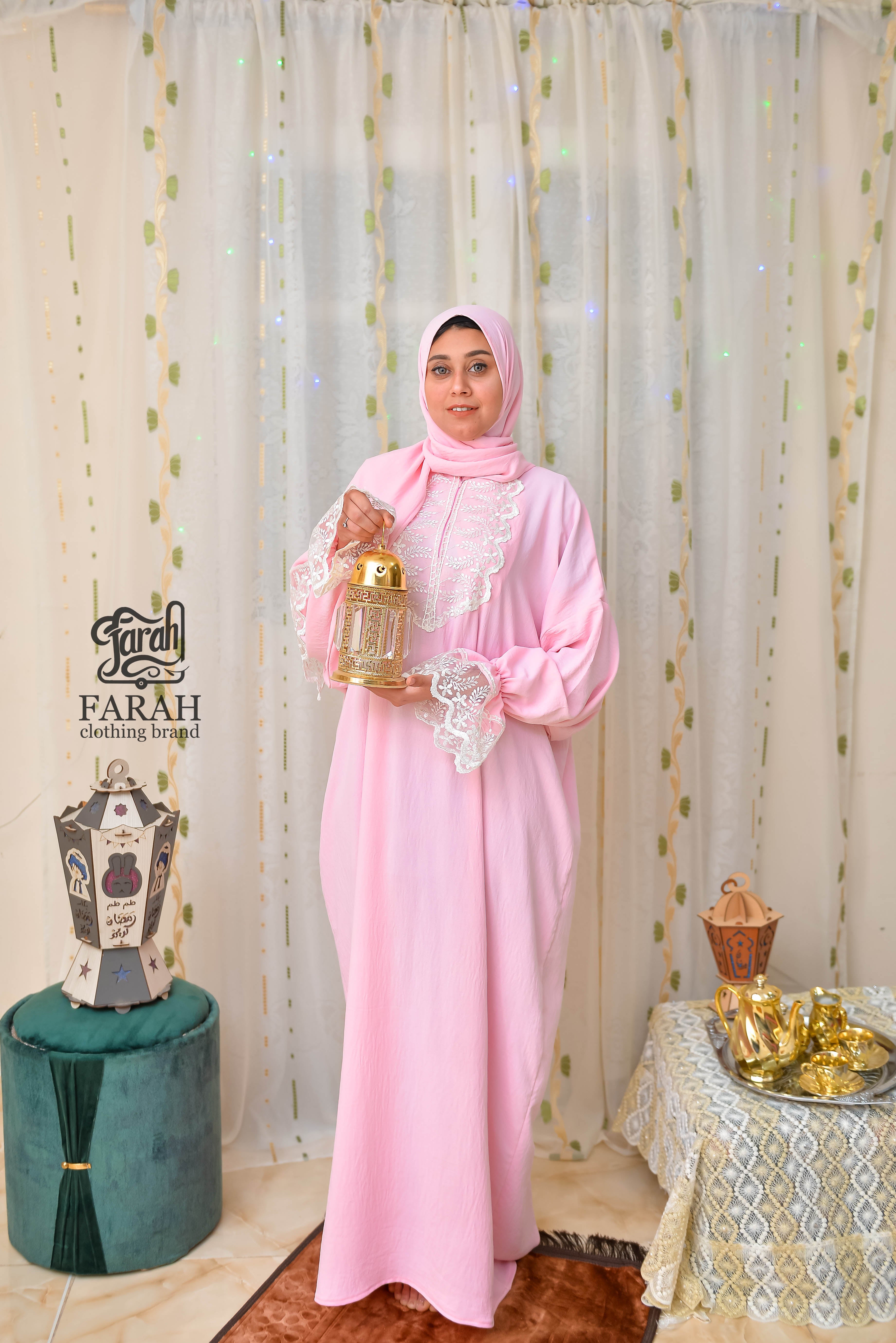 Islamic Prayer Isdal- Pink color