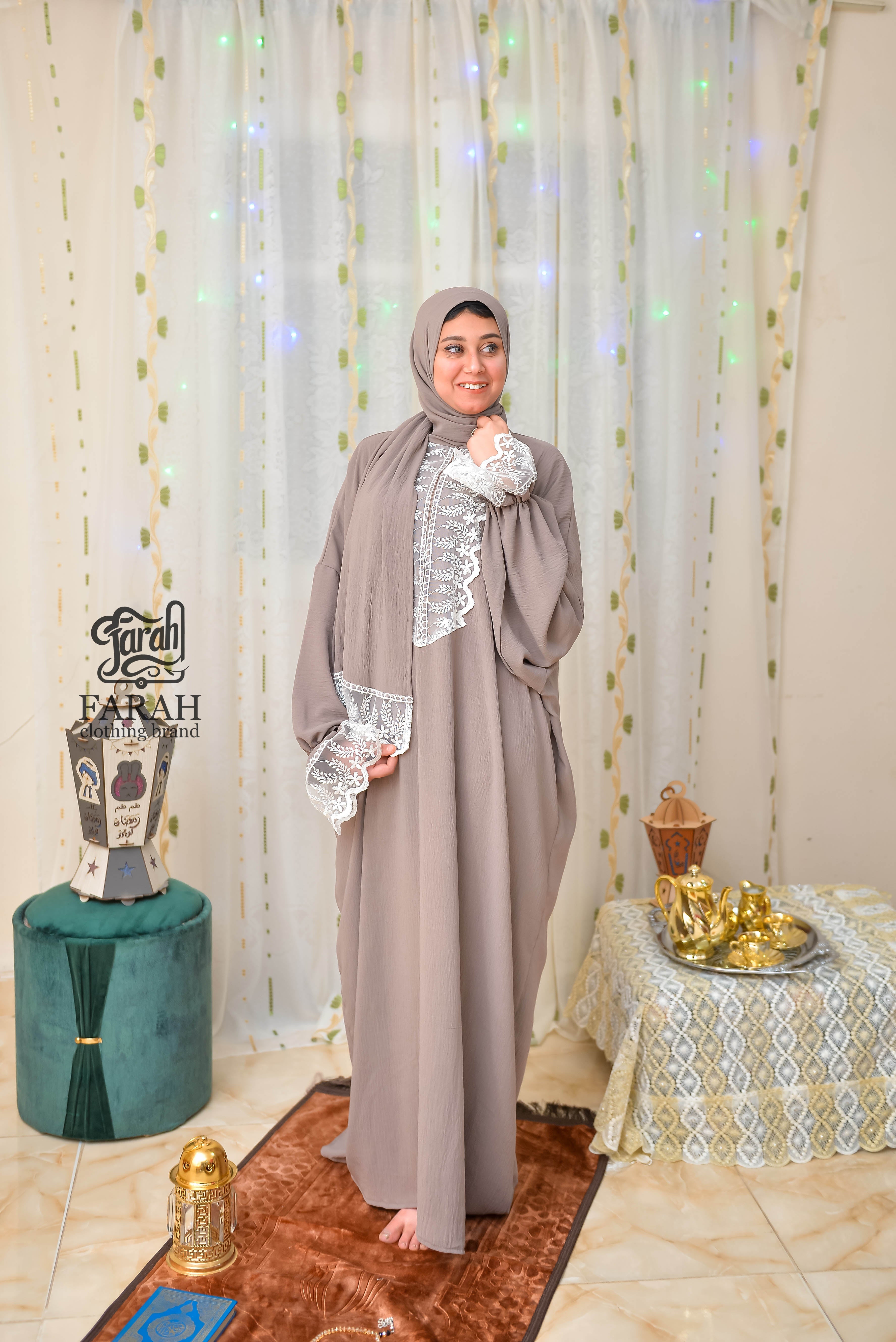 Islamic Prayer Isdal- Beige color