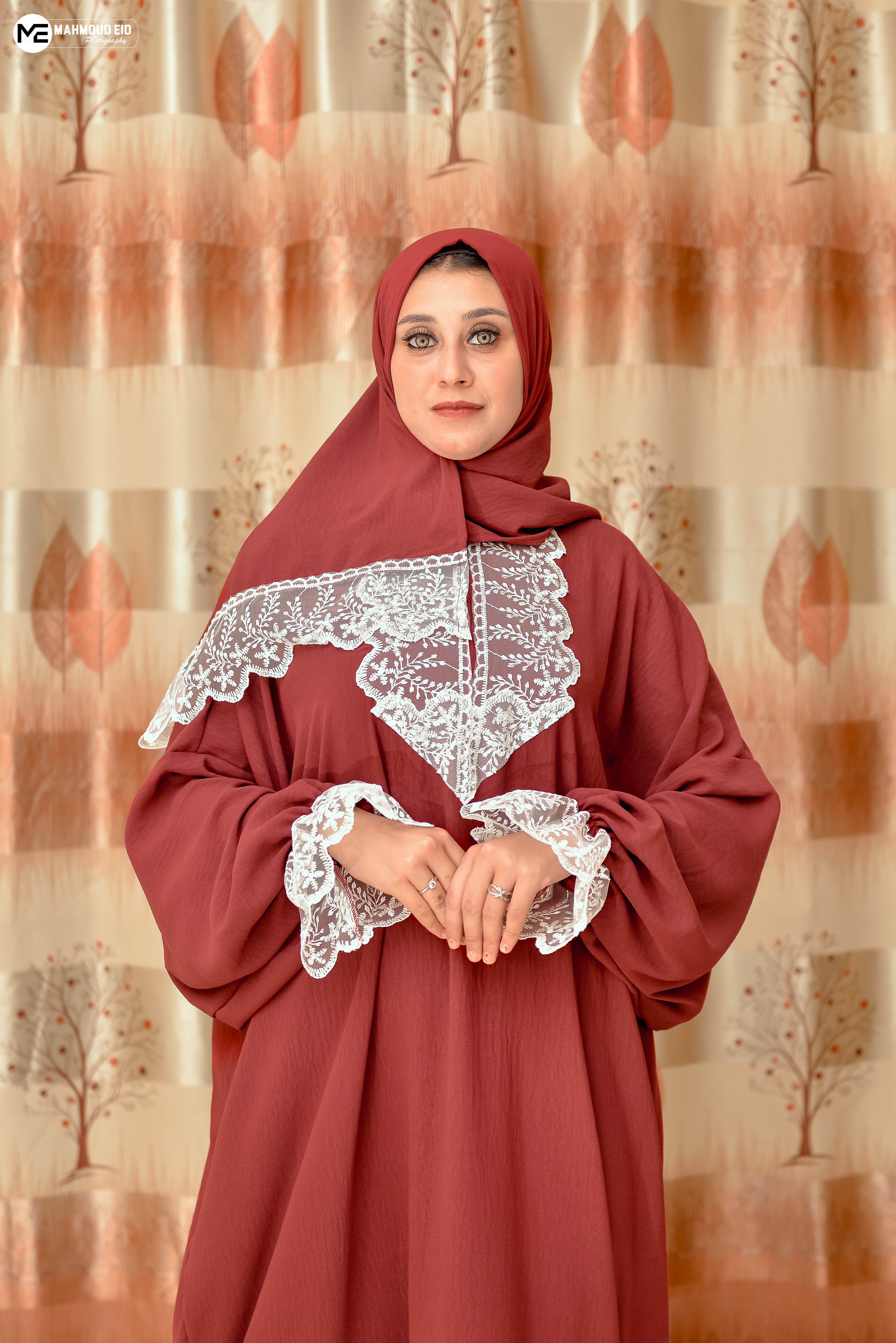 Islamic Prayer Isdal- Burgundy color